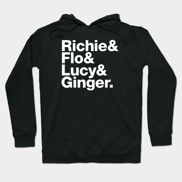 Classic Sitcom Redheads: Experimental Jetset Hoodie by HustlerofCultures